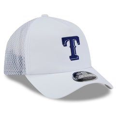 Texas Rangers New Era 2026 Batting Practice Apex 9FORTY Adjustable Trucker Hat - White - New Era on Sale