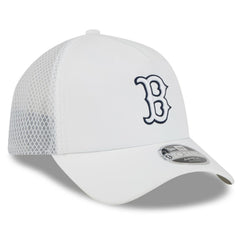 Boston Red Sox New Era 2026 Batting Practice Apex 9FORTY Adjustable Trucker Hat - White - New Era Online