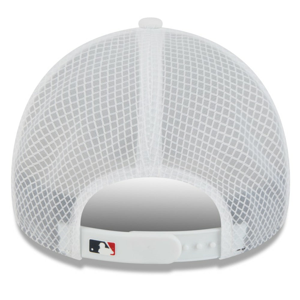 Boston Red Sox New Era 2026 Batting Practice Apex 9FORTY Adjustable Trucker Hat - White - New Era Online