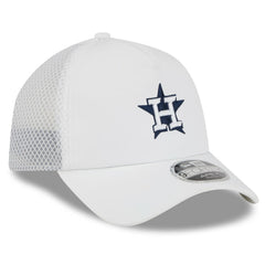 Houston Astros New Era 2026 Batting Practice Apex 9FORTY Adjustable Trucker Hat - White - New Era Discount