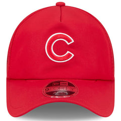 Chicago Cubs New Era 2026 Batting Practice Apex 9FORTY Adjustable Trucker Hat - Red - New Era Lifestyle