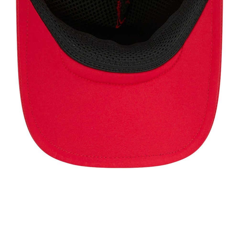 Chicago Cubs New Era 2026 Batting Practice Apex 9FORTY Adjustable Trucker Hat - Red - New Era Lifestyle