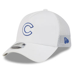 Chicago Cubs New Era 2026 Batting Practice Apex 9FORTY Adjustable Trucker Hat - White - New Era on Sale