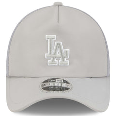 Los Angeles Dodgers New Era 2026 Batting Practice Apex 9FORTY Adjustable Trucker Hat - Gray - New Era on Sale