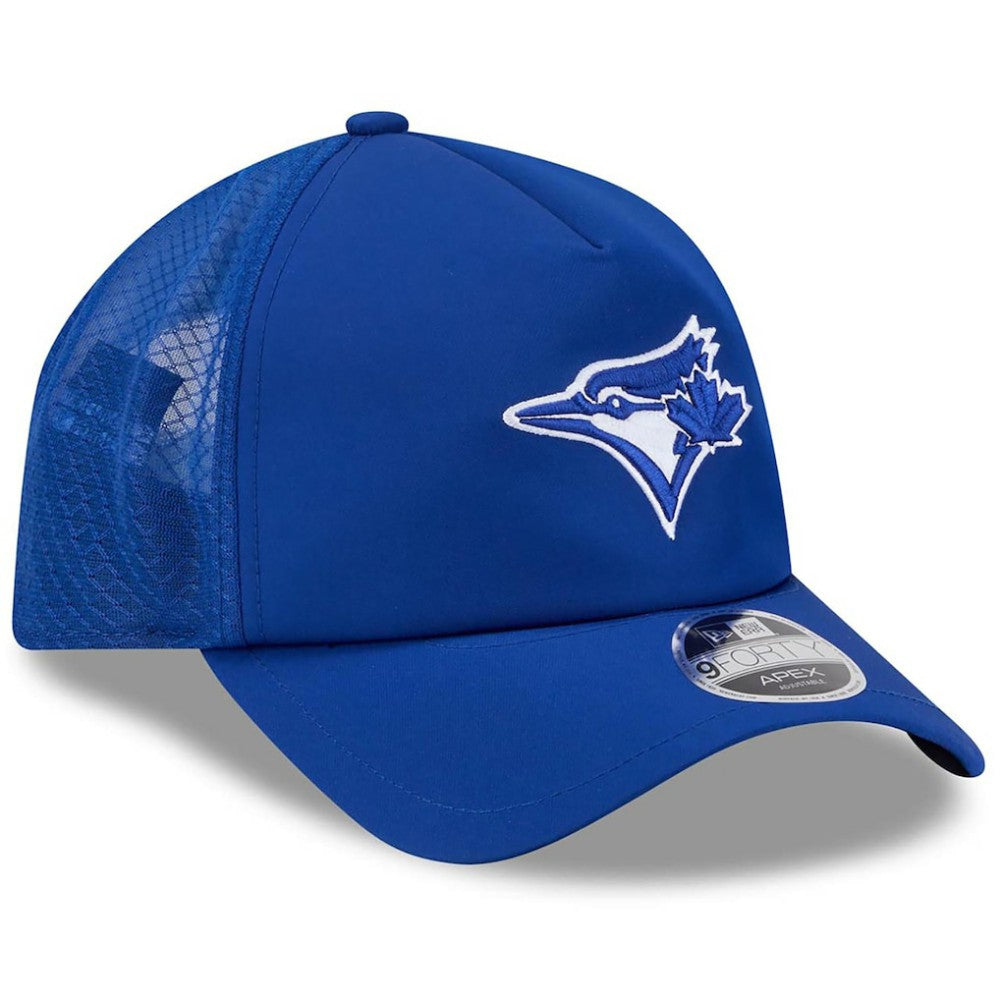 Toronto Blue Jays New Era 2026 Batting Practice Apex 9FORTY Adjustable Trucker Hat - Royal - New Era on Sale