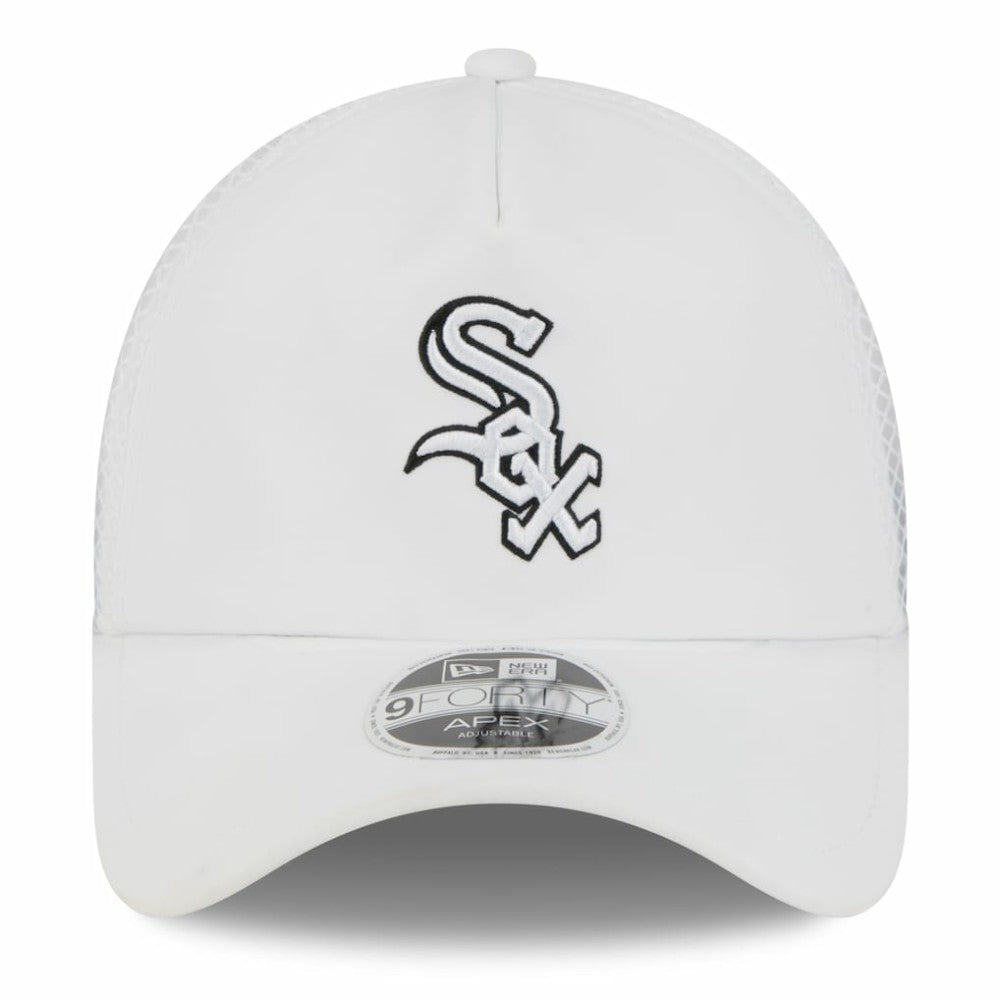Chicago White Sox New Era 2026 Batting Practice Apex 9FORTY Adjustable Trucker Hat - White - New Era Sale