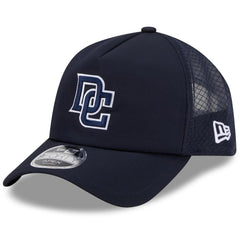 Washington Nationals New Era 2026 Batting Practice Apex 9FORTY Adjustable Trucker Hat - Navy - New Era on Sale