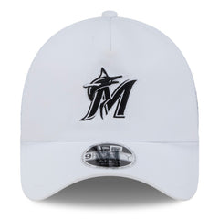 Miami Marlins New Era 2026 Batting Practice Apex 9FORTY Adjustable Trucker Hat - White - New Era Online
