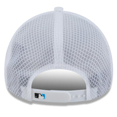 Miami Marlins New Era 2026 Batting Practice Apex 9FORTY Adjustable Trucker Hat - White - New Era Online