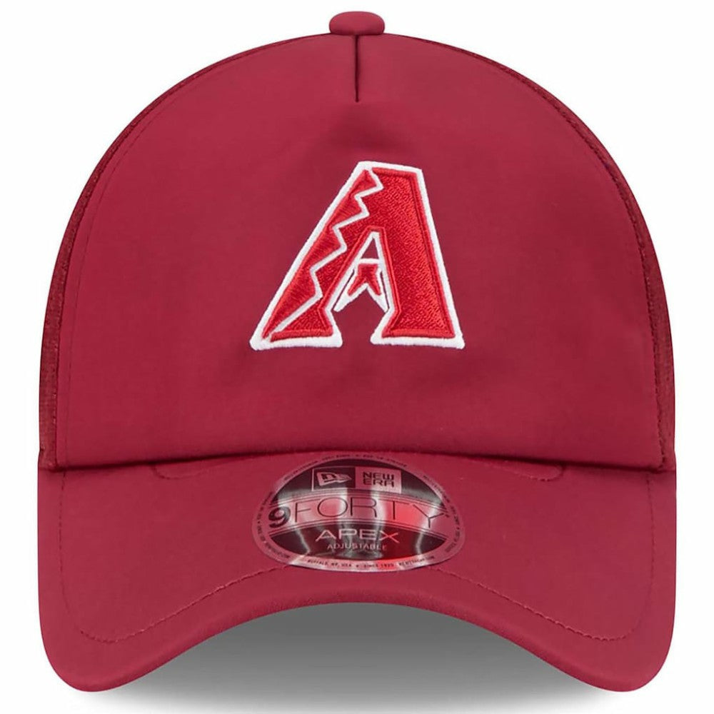 Arizona Diamondbacks New Era 2026 Batting Practice Apex 9FORTY Adjustable Trucker Hat - Dark Red - New Era on Sale