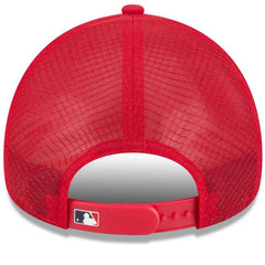 Atlanta Braves New Era 2026 Batting Practice Apex 9FORTY Adjustable Trucker Hat - Red - New Era Sale