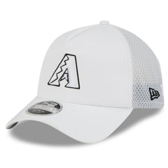 Arizona Diamondbacks New Era 2026 Batting Practice Apex 9FORTY Adjustable Trucker Hat - White - New Era Discount