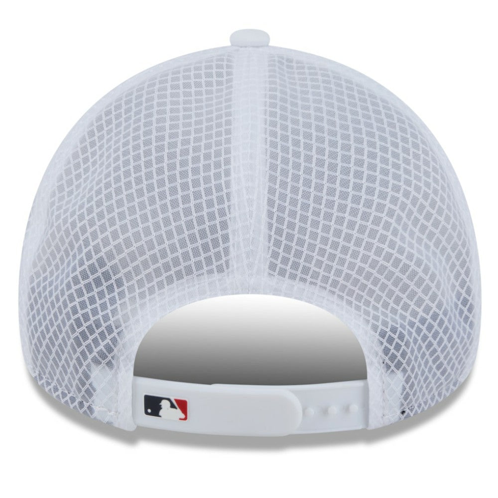 Minnesota Twins New Era 2026 Batting Practice Apex 9FORTY Adjustable Trucker Hat - White - New Era on Sale