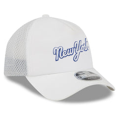 New York Mets New Era 2026 Batting Practice Apex 9FORTY Adjustable Trucker Hat - White - New Era Sale