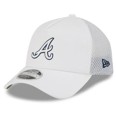 Atlanta Braves New Era 2026 Batting Practice Apex 9FORTY Adjustable Trucker Hat - White - New Era Sale
