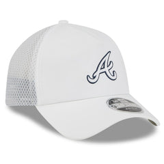 Atlanta Braves New Era 2026 Batting Practice Apex 9FORTY Adjustable Trucker Hat - White - New Era Sale