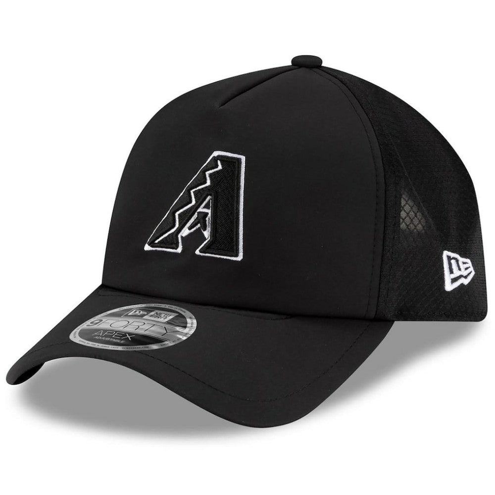 Arizona Diamondbacks New Era 2026 Batting Practice Apex 9FORTY Adjustable Trucker Hat - Black - New Era on Sale
