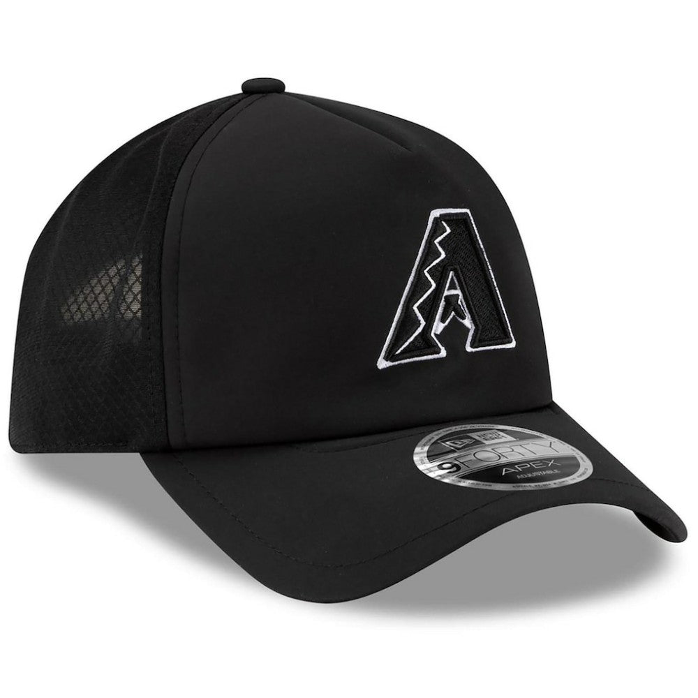 Arizona Diamondbacks New Era 2026 Batting Practice Apex 9FORTY Adjustable Trucker Hat - Black - New Era on Sale