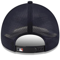 Atlanta Braves New Era 2026 Batting Practice Apex 9FORTY Adjustable Trucker Hat - Navy - New Era Discount