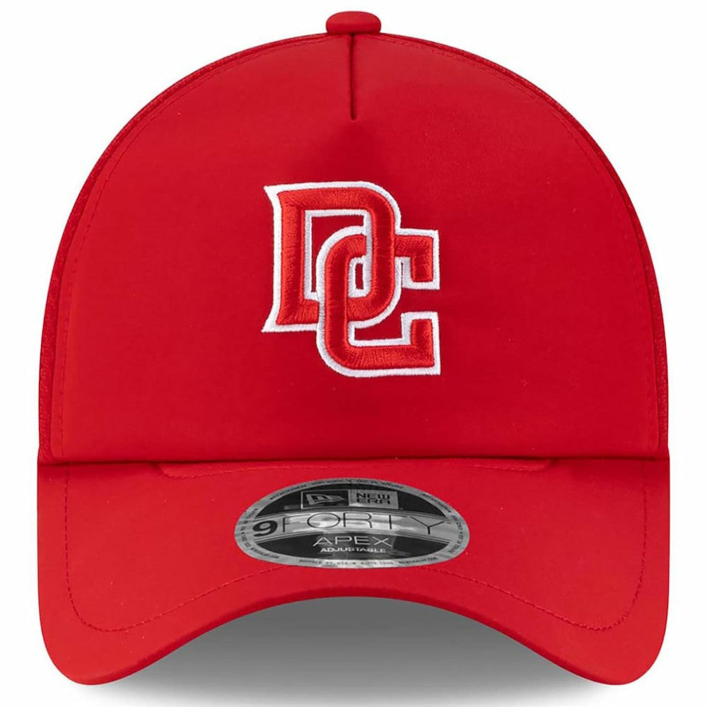 Washington Nationals New Era 2026 Batting Practice Apex 9FORTY Adjustable Trucker Hat - Red - New Era Discount