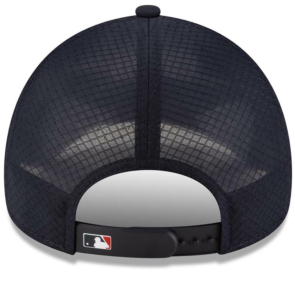 Minnesota Twins New Era 2026 Batting Practice Apex 9FORTY Adjustable Trucker Hat - Navy - New Era on Sale