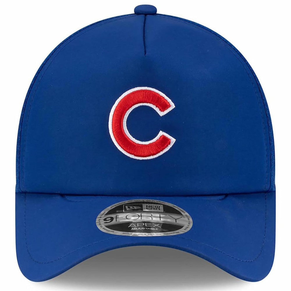 Chicago Cubs New Era 2026 Batting Practice Apex 9FORTY Adjustable Trucker Hat - Royal - New Era Online