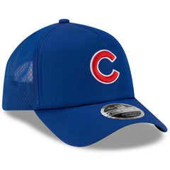 Chicago Cubs New Era 2026 Batting Practice Apex 9FORTY Adjustable Trucker Hat - Royal - New Era Online