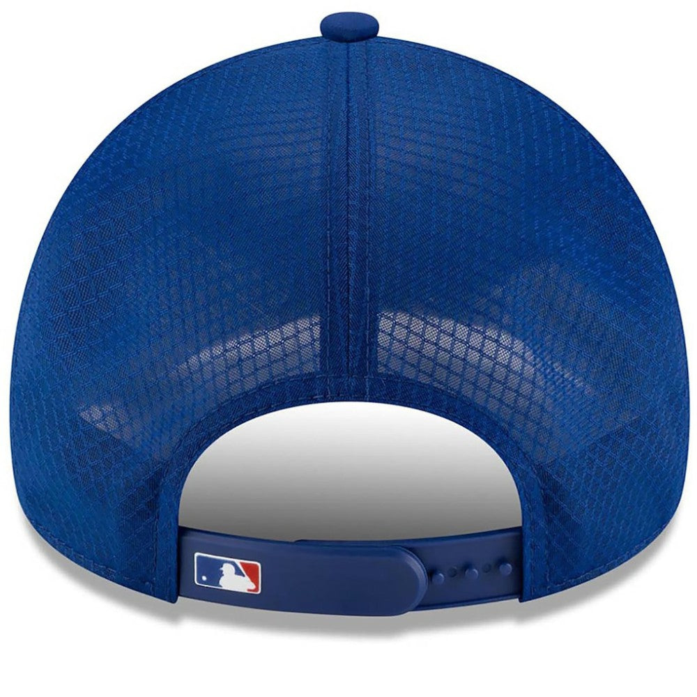 Chicago Cubs New Era 2026 Batting Practice Apex 9FORTY Adjustable Trucker Hat - Royal - New Era Online