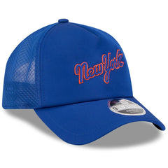 New York Mets New Era 2026 Batting Practice Apex 9FORTY Adjustable Trucker Hat - Royal - New Era on Sale