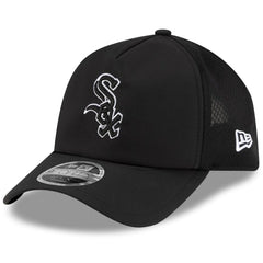 Chicago White Sox New Era 2026 Batting Practice Apex 9FORTY Adjustable Trucker Hat - Black - New Era Online