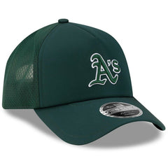 Athletics New Era 2026 Batting Practice Apex 9FORTY Adjustable Trucker Hat - Green - New Era Lifestyle