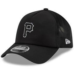 Pittsburgh Pirates New Era 2026 Batting Practice Apex 9FORTY Adjustable Trucker Hat - Black - New Era Discount