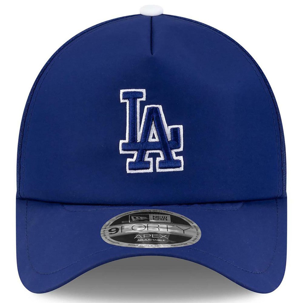 Los Angeles Dodgers New Era 2026 Batting Practice Apex 9FORTY Adjustable Trucker Hat - Royal - New Era Online