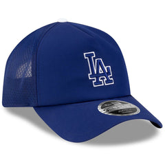 Los Angeles Dodgers New Era 2026 Batting Practice Apex 9FORTY Adjustable Trucker Hat - Royal - New Era Online