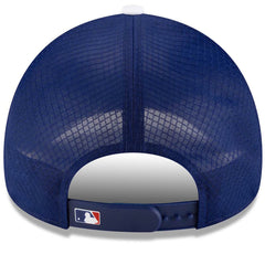 Los Angeles Dodgers New Era 2026 Batting Practice Apex 9FORTY Adjustable Trucker Hat - Royal - New Era Online