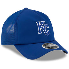 Kansas City Royals New Era 2026 Batting Practice Apex 9FORTY Adjustable Trucker Hat - Royal - New Era on Sale