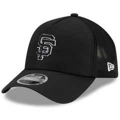 San Francisco Giants New Era 2026 Batting Practice Apex 9FORTY Adjustable Trucker Hat - Black - New Era Online