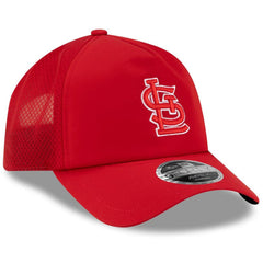 St. Louis Cardinals New Era 2026 Batting Practice Apex 9FORTY Adjustable Trucker Hat - Red - New Era Discount