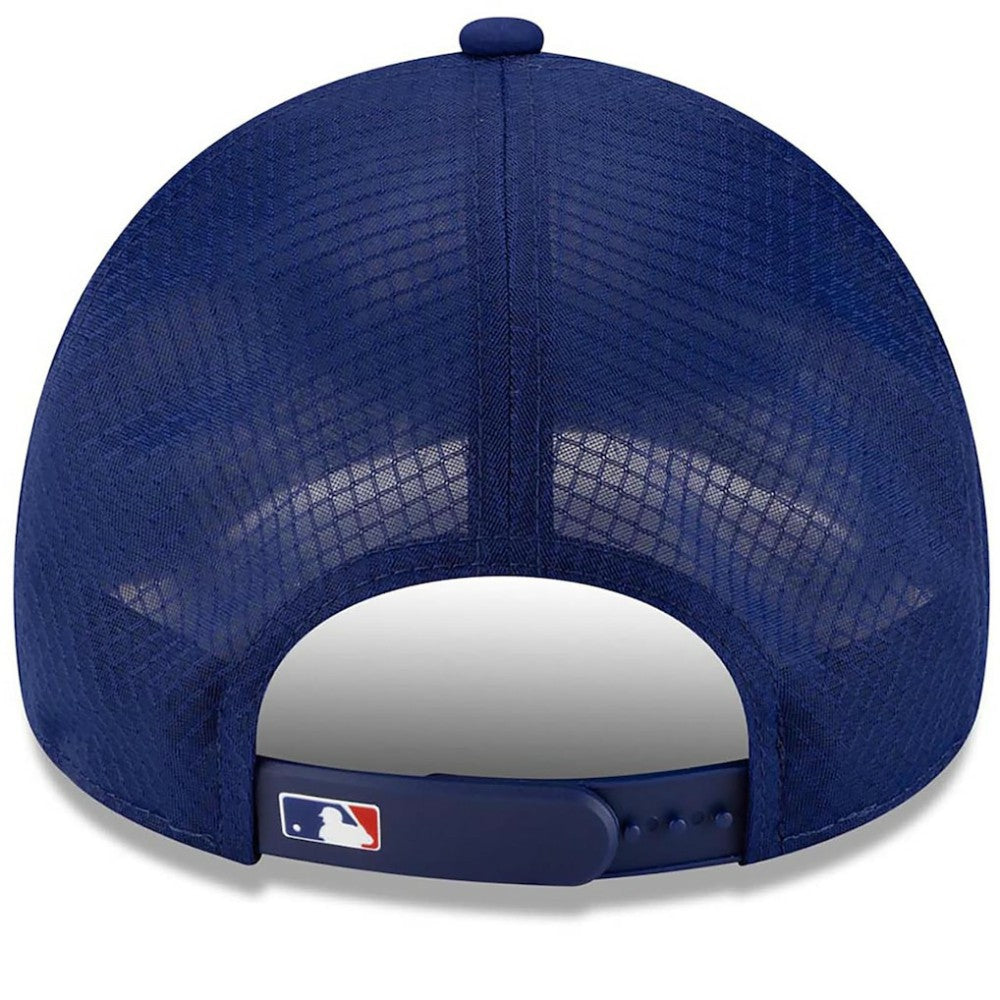 Texas Rangers New Era 2026 Batting Practice Apex 9FORTY Adjustable Trucker Hat - Royal - New Era Lifestyle