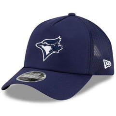 Toronto Blue Jays New Era 2026 Batting Practice Apex 9FORTY Adjustable Trucker Hat - Navy - New Era Sale
