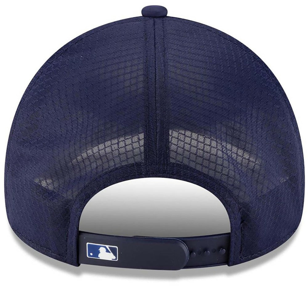 Toronto Blue Jays New Era 2026 Batting Practice Apex 9FORTY Adjustable Trucker Hat - Navy - New Era Sale