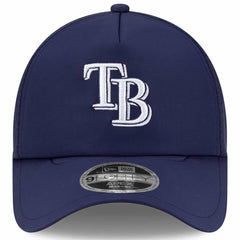 Tampa Bay Rays New Era 2026 Batting Practice Apex 9FORTY Adjustable Trucker Hat - Navy - New Era on Sale