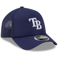 Tampa Bay Rays New Era 2026 Batting Practice Apex 9FORTY Adjustable Trucker Hat - Navy - New Era on Sale