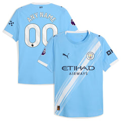 Manchester City 2025/26 Home Custom Jersey Sky Blue - Puma