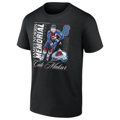Cale Makar Colorado Avalanche 2025 Norris Trophy Winner T-Shirt - Black - NHL 203149065