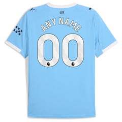 Manchester City 2025/26 Home Replica Custom Jersey Sky Blue - Puma