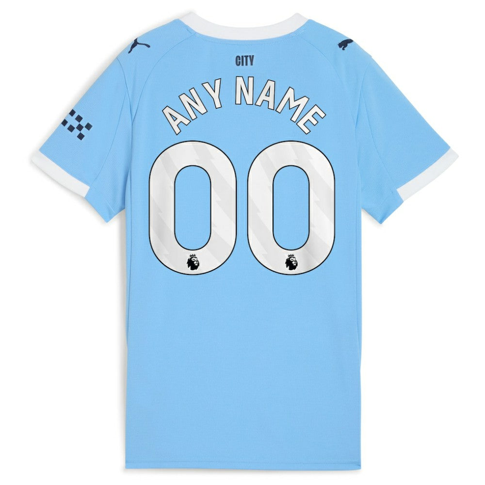 Manchester City Women's 2025/26 Home Replica Custom Jersey Sky Blue - Puma outlet
