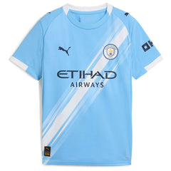 Manchester City Youth 2025/26 Home Replica Custom Jersey Sky Blue - Puma