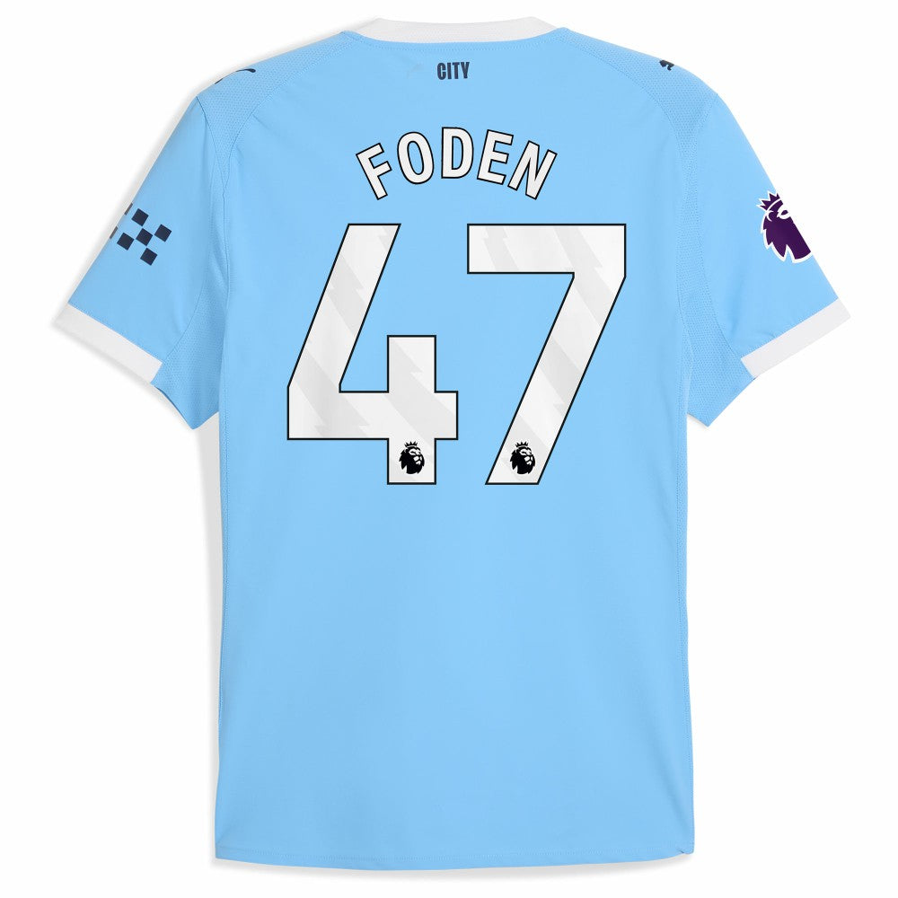Phil Foden Manchester City 2025/26 Home Player Jersey Sky Blue - Puma