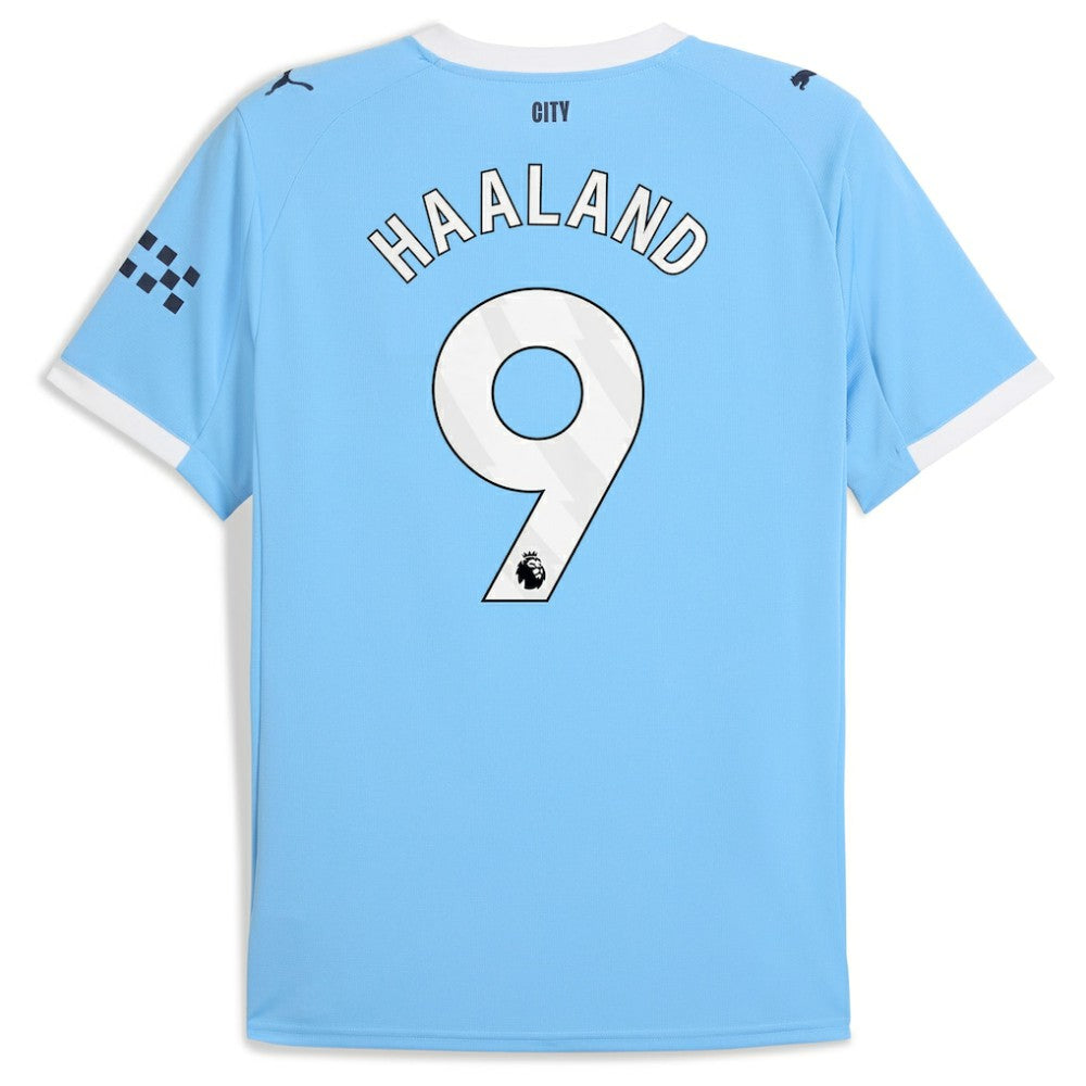 Erling Haaland Manchester City 2025/26 Home Replica Player Jersey Sky Blue - Puma Discount